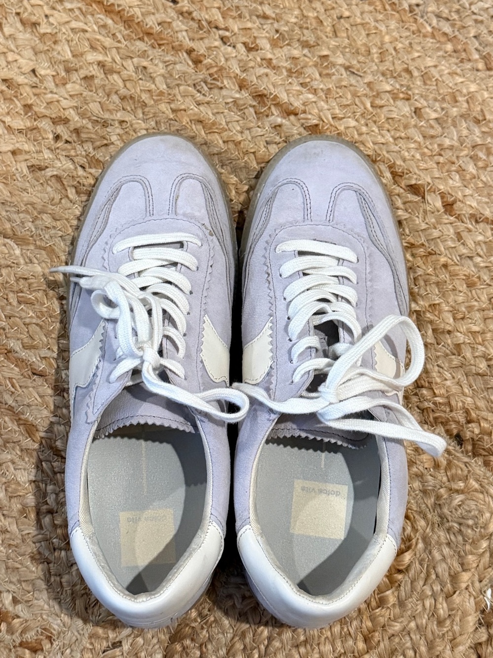 Dolce Vita “Notice” sneakers tennis shoes! Size 9.5. Gray Lavender color- CUTE